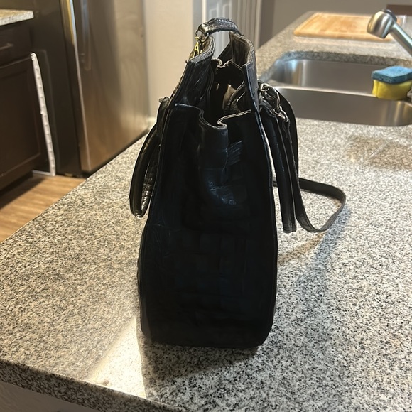 Black Leather Handbag - Picture 2 of 3